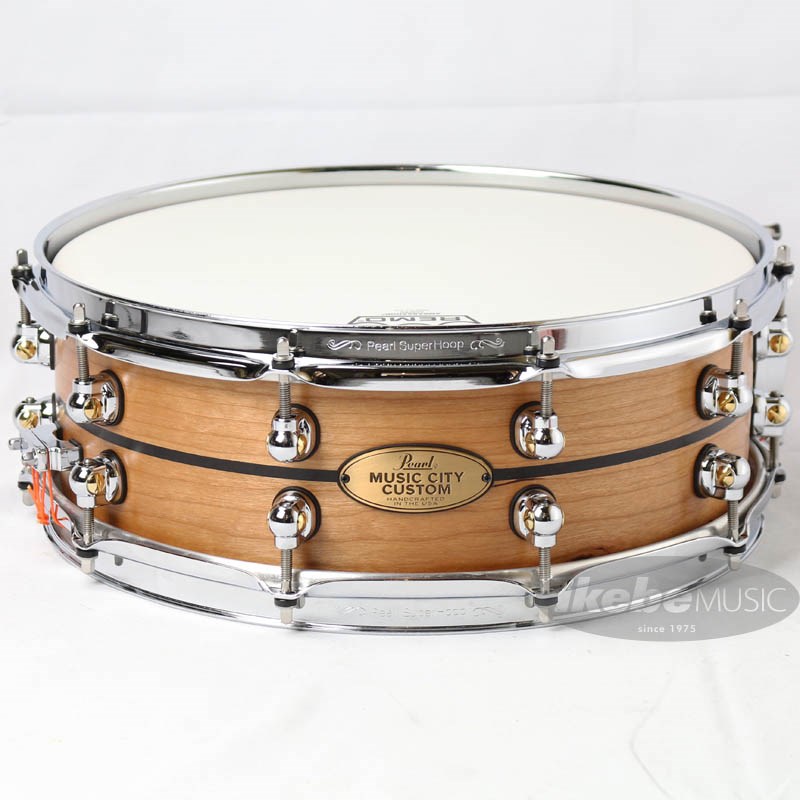 40 Offの激安セール Pearl Mccc1450s C 1007 Music City Custom Usa Solid Shell Snare Drums Cherry 14 5 Fucoa Cl