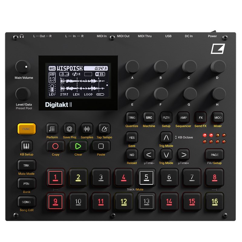 翌日配達 elektron Digitakt II デジタクト エレクトロン｜イケベ楽器 イケシブ