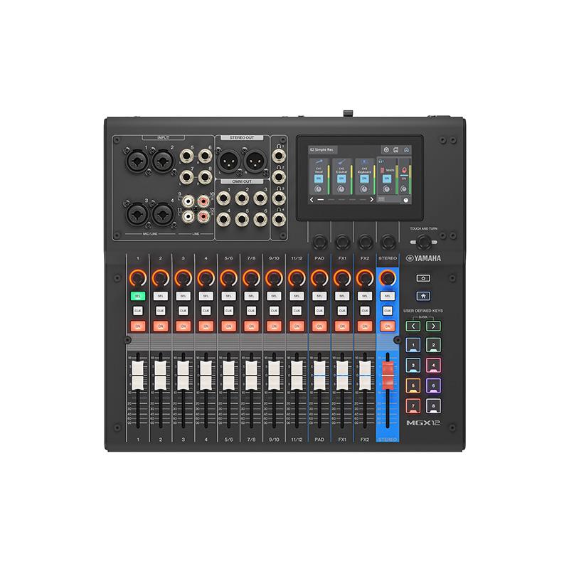 YAMAHA MGX12 B (ブラック)(ヤマハ)(デジタルミキシングコンソール)(MGXシリーズ)(USB-C対応)(Bluetooth搭載)