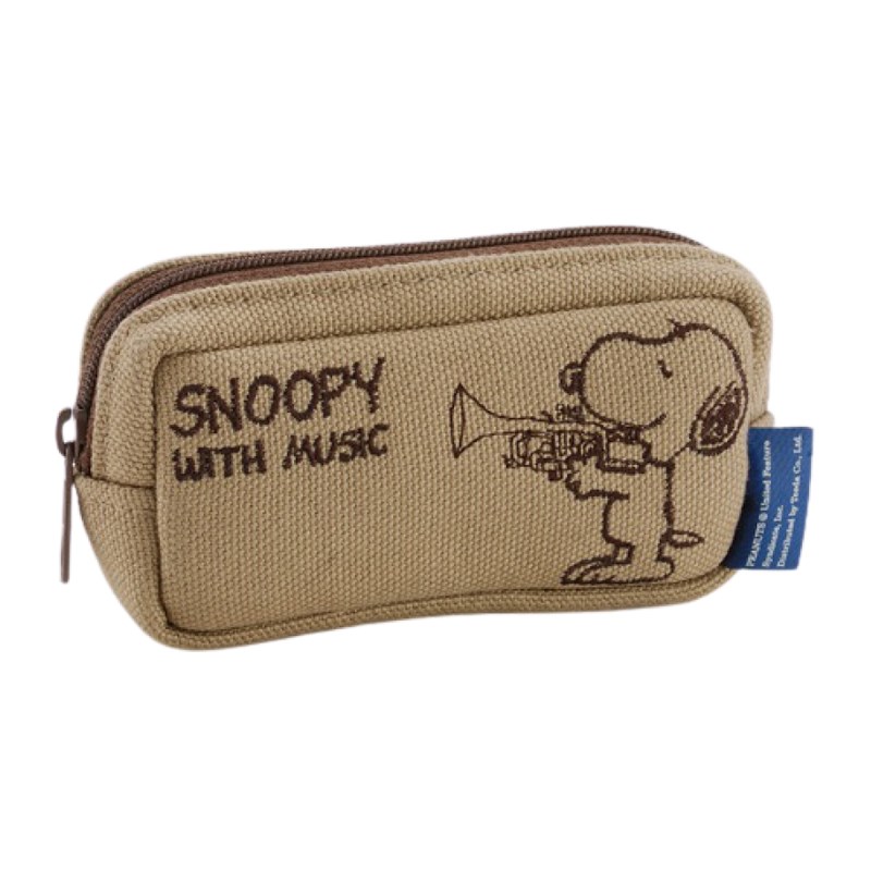 SNOOPY WITH MUSIC トランペット マウスピースポーチ バイオライナー生地使用