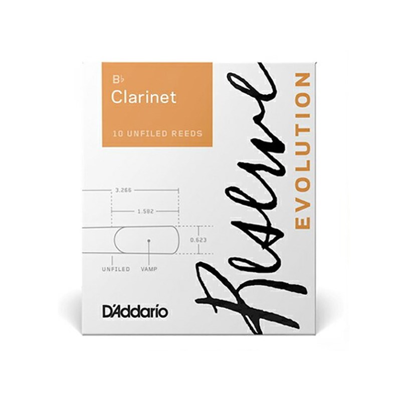 【クラリネットリード】ダダリオレゼルヴエヴォリューション3.5+【3箱セット】 オーガニック レゼルヴ エヴォリューション B♭クラリネット｜D