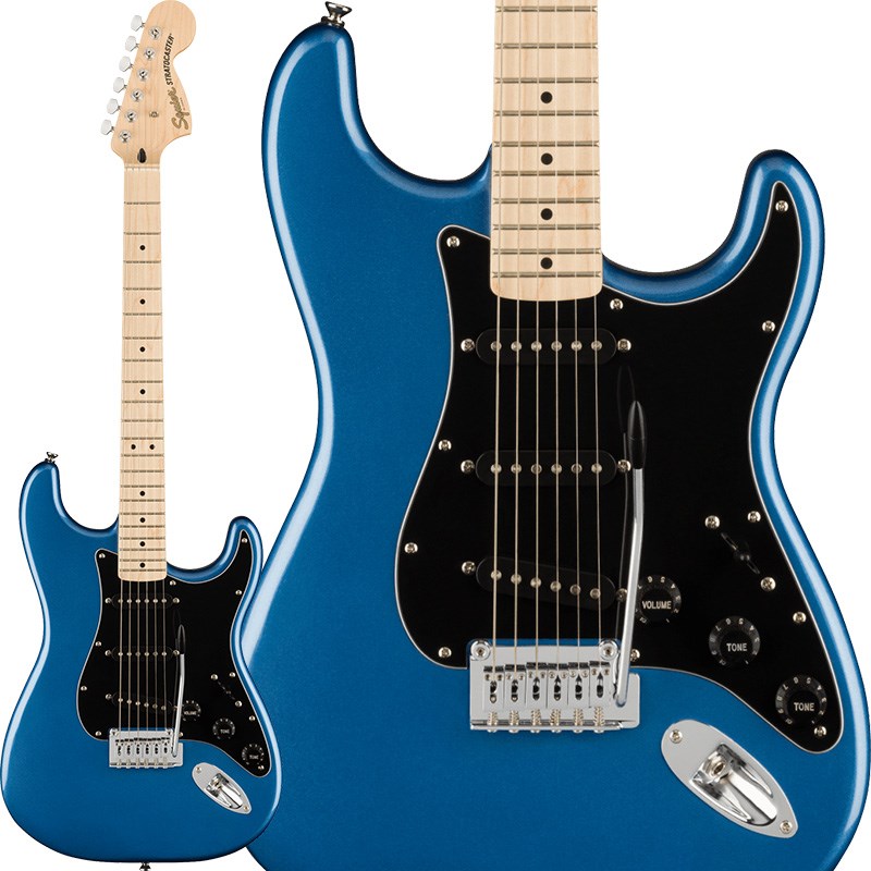 翌日配達 Squier by Fender Affinity Series Stratocaster (Lake Placid Blue/Maple)｜イケベ楽器 イケシブ 27,720円