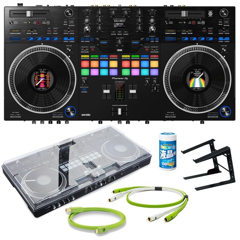 翌日配達 Pioneer DJ DDJ-REV7【台数限定! 専用保護カバー付属 5大特典特別セット】【Serato DJ Pro & rekordbox 無償ダウンロード版対応】(パイオニアディージェー)|イケベ楽器 イケシブ