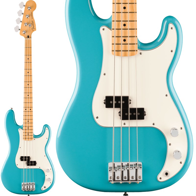 Fender MEX Player II Precision Bass (Aquatone Blue/Maple)|イケベ楽器 イケシブ