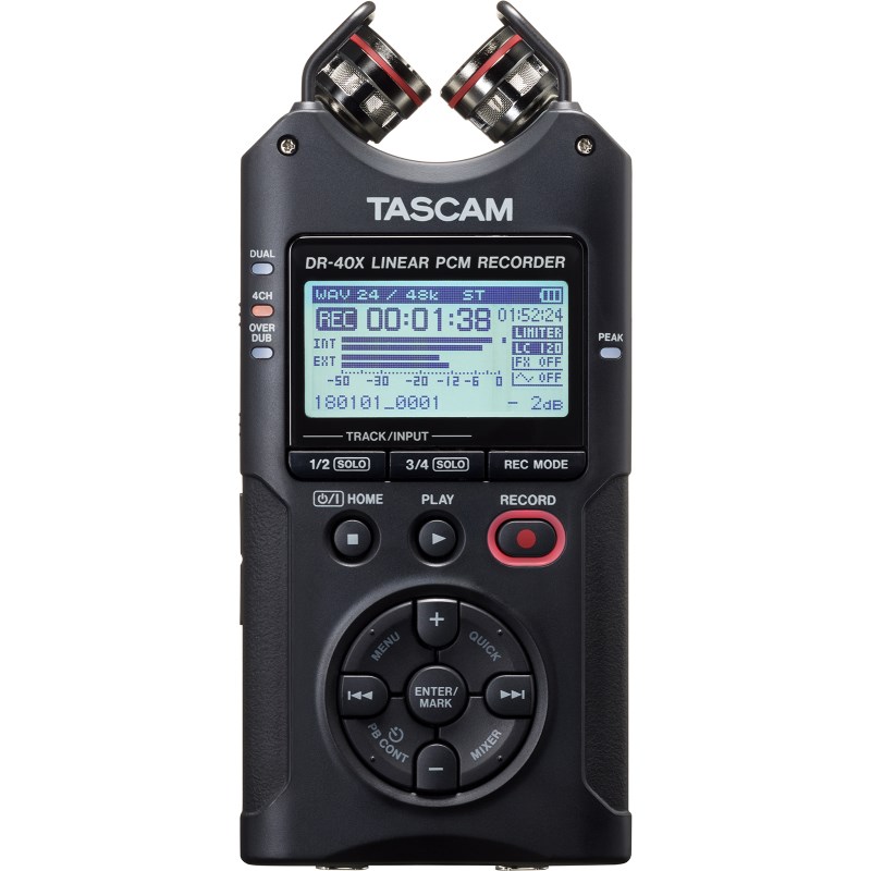 楽天市場】TASCAM リニアPCMレコーダー DR-40X ウィンド