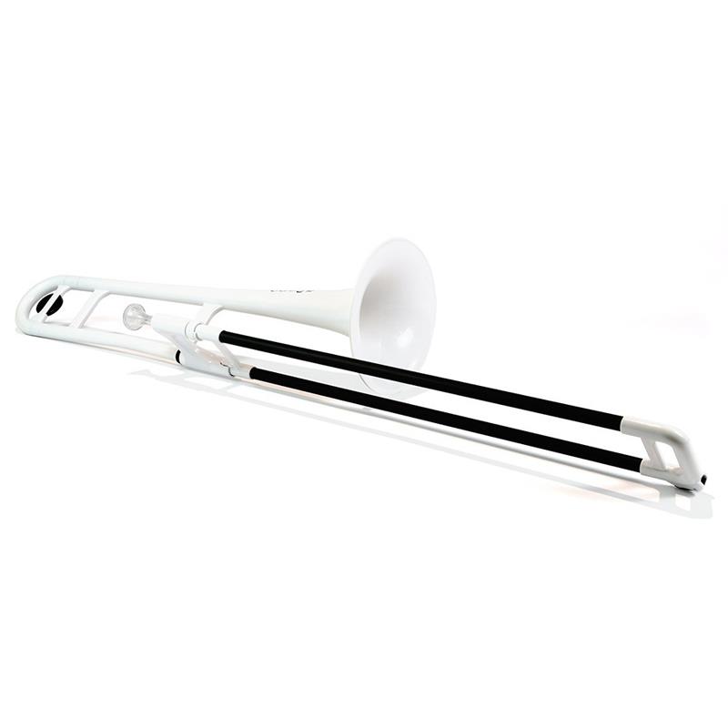 pBone music ピーボーンミュージック / pBone White (PBONE1W) 【プラスチック製 テナー トロンボーン】｜イケベ楽器 イケシブ