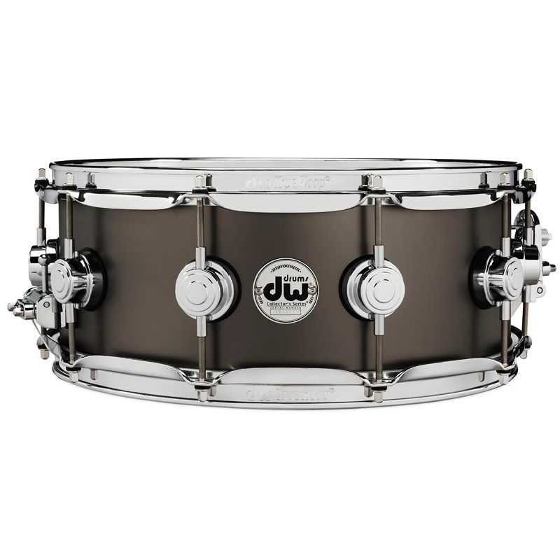 dw DRVD5514SVCBK [Collector's Satin Black over Brass Snare 14''x5.5'']｜イケベ楽器 イケシブ