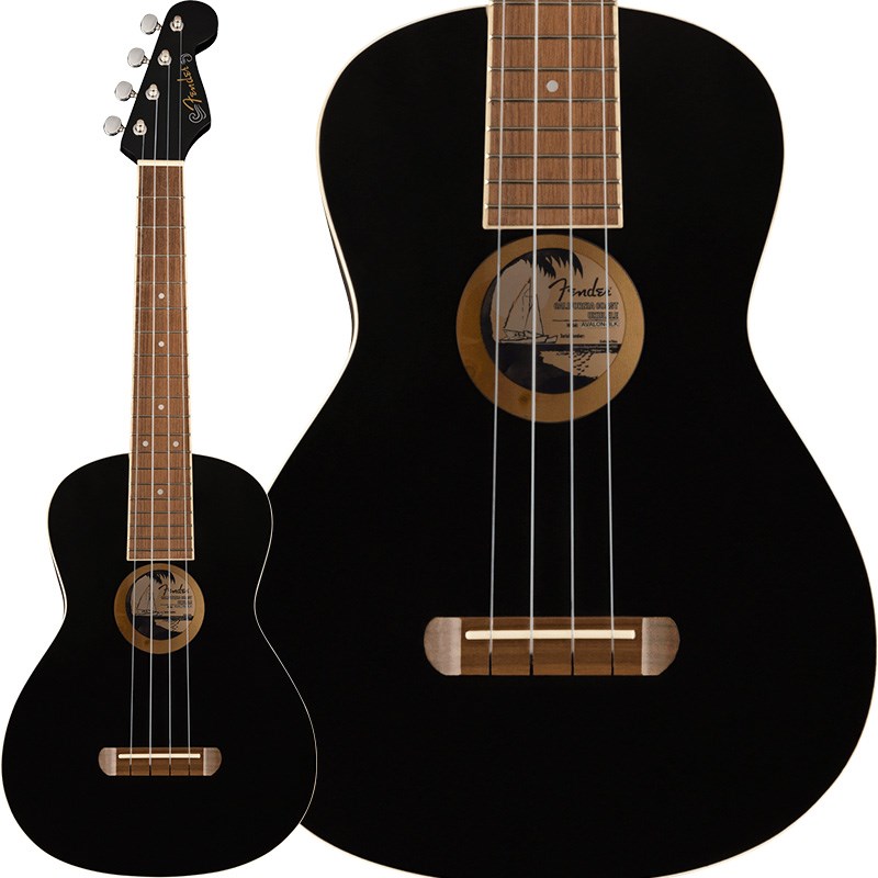 倉庫 Fender Acoustics Avalon Tenor Ukulele Black www.ohap.ac.th