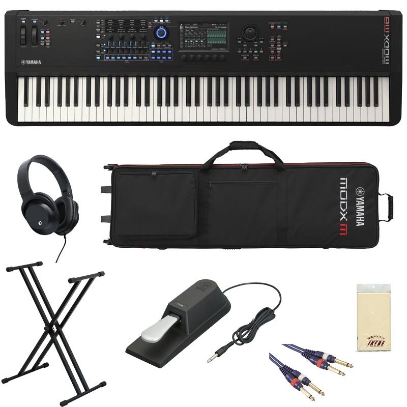 YAMAHA MODX M8［キーボード入門セット] 【kbdset】 ヤマハ シンセサイザーMODXM (MONTAGE直系) 88key ※配送事項要ご確認｜イケベ楽器 イケシブ
