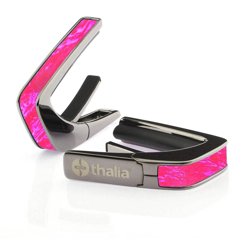 Thalia Capo Exotic Shell Series Black Chrome Pink Angel Wing [新仕様] タリアカポ｜イケベ楽器 イケシブ