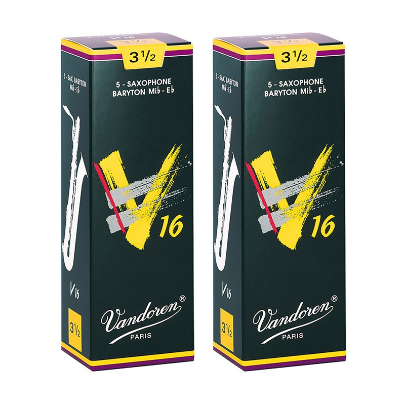 VANDOREN 【2個セット】《硬さ：3-1/2》バリトンサックス用リード バンドレン V16 【宅配便発送】【正規輸入品】｜イケベ楽器 イケシブ 9,776円