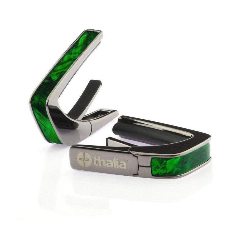 Thalia Capo Exotic Shell Series Black Chrome Green Angel Wing [新仕様] タリアカポ｜イケベ楽器 イケシブ