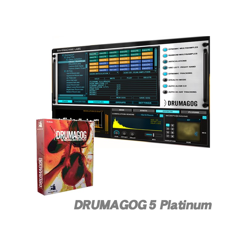 Wave Machine Labs Drumagog5 Platinum|イケベ楽器 イケシブ