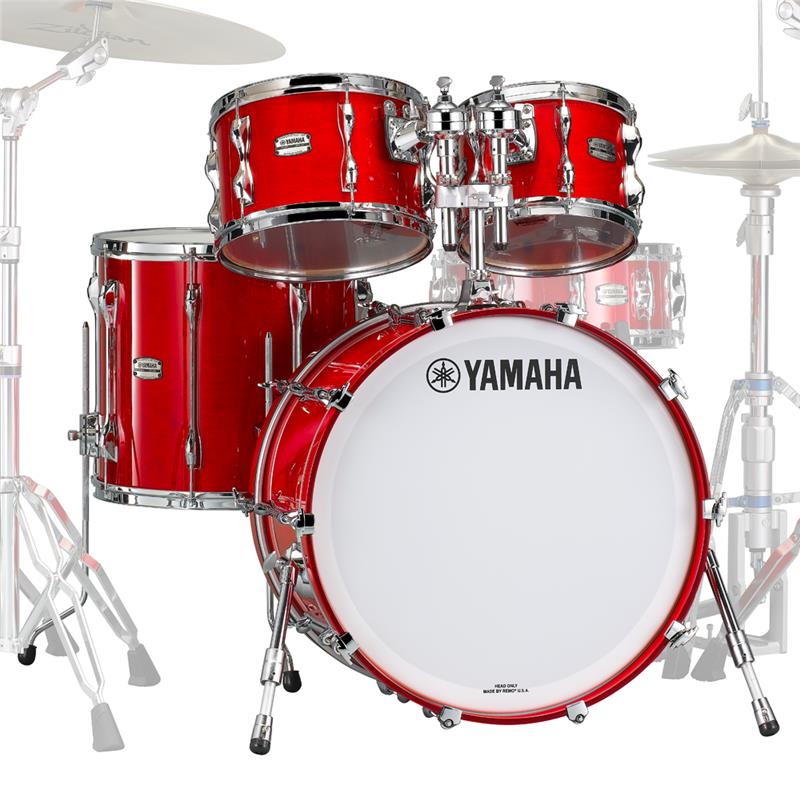 YAMAHA 【ヤマハアブソルートドラムショップ限定キャンペーン対象品！】Recording Custom 4pc Drum Set - レッドオータム [RBB2216 RAU＋ RBP6F3 RAU]｜イケベ楽器 イケシブ