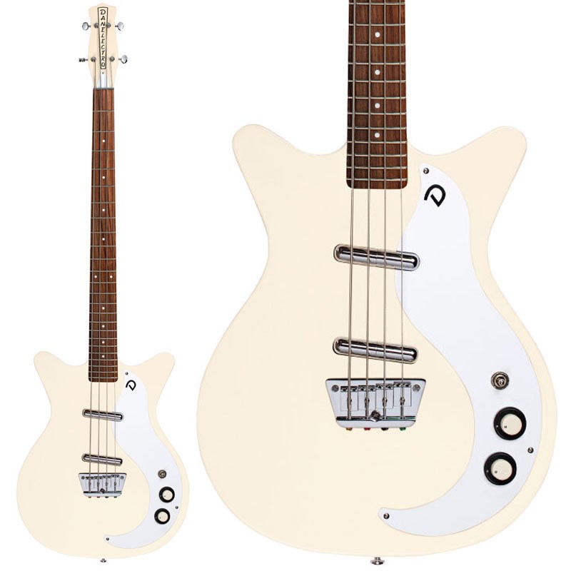 Danelectro 59DC SHORT SCALE BASS Vintage Cream｜イケベ楽器 イケシブ