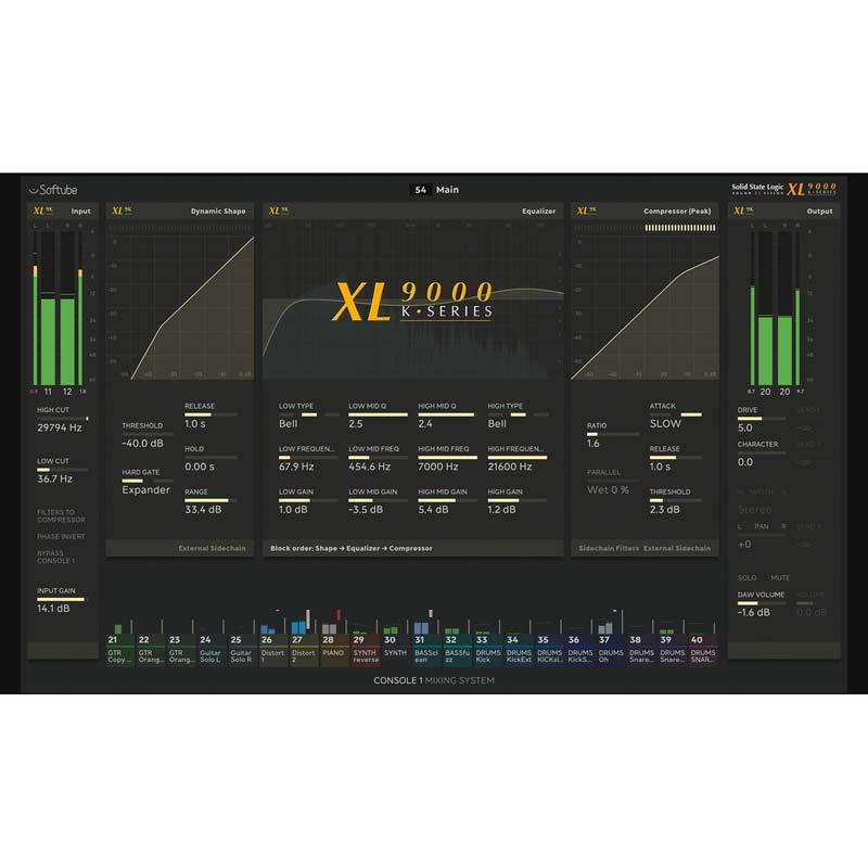 Softube SSL XL 9000 K-Series(ソフチューブ)(プラグインソフト)(オンライン納品)