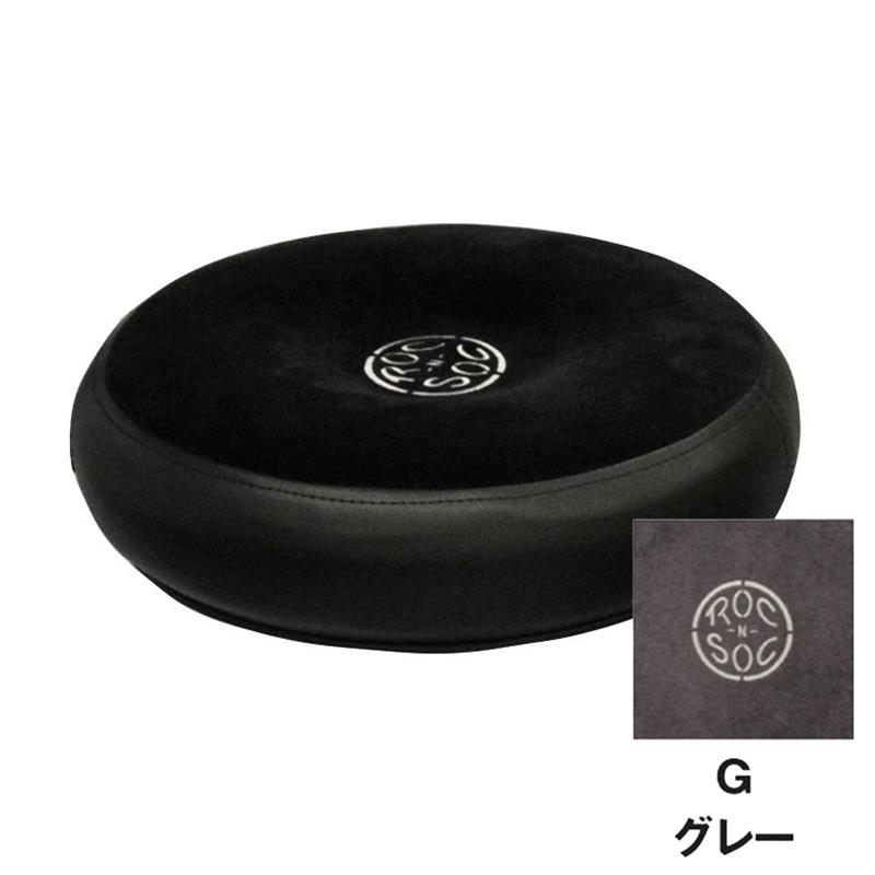 ROC-N-SOC MSSO-R-G [Manual Spindle Drum Seat / Round / Gray]【丸型 / クロストップ】｜イケベ楽器 イケシブ