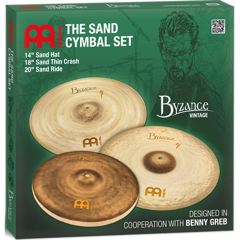 MEINL Byzance Vintage Sand Cymbal Set [BV-141820SA]｜イケベ楽器 イケシブ