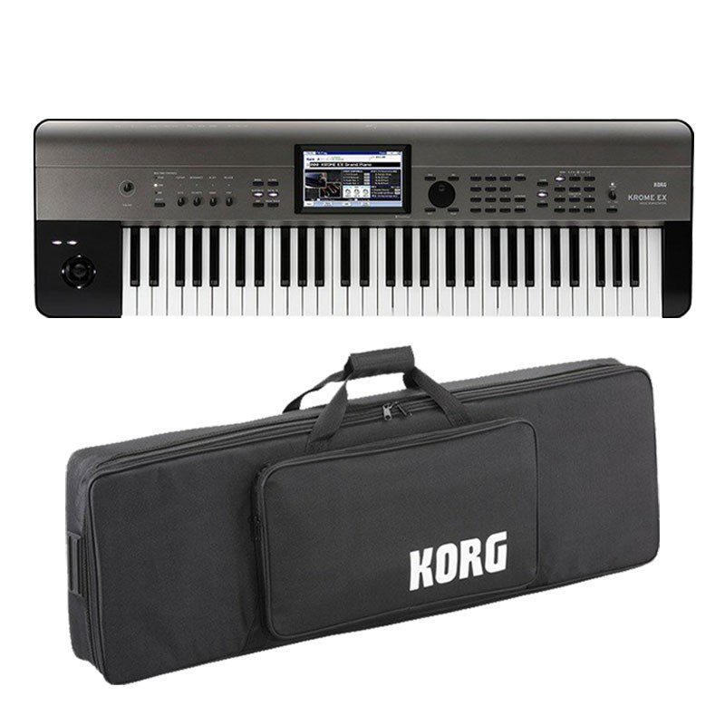 KORG KROME EX-61 純正ソフトケースセット※配送事項要ご確認 ピアノ