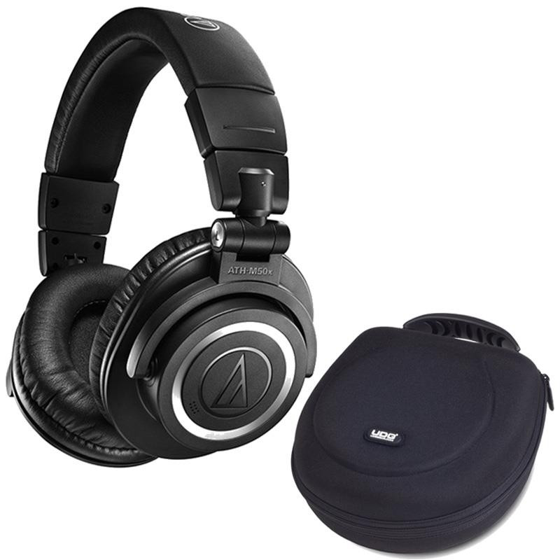 audio-technica 【クリエイター応援キャンペーン】ATH-M50xBT2+UDG U8200BL ヘッドフォンハードケースセット (オーディオテクニカ)(モニターヘッドホン)(密閉ダイナミック型)(Bluetooth)(ユーディージー)(ヘッドホンケース) 21,021円
