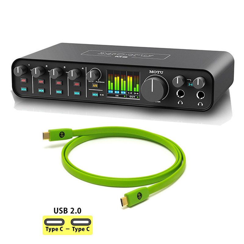 MOTU M4 USBオーディオインターフェイス M4 - MOTU | 株式会社ハイ・リゾリューション