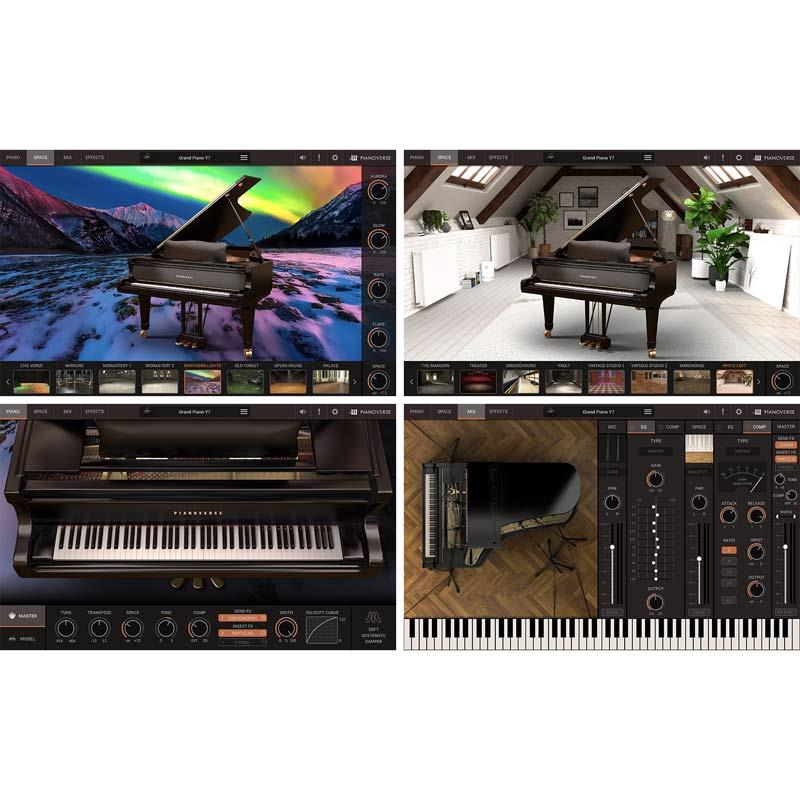 IK Multimedia Pianoverse Grand Piano Y7 (ピアノバース)(グランドピアノ)(オンライン納品)|イケベ楽器 イケシブ