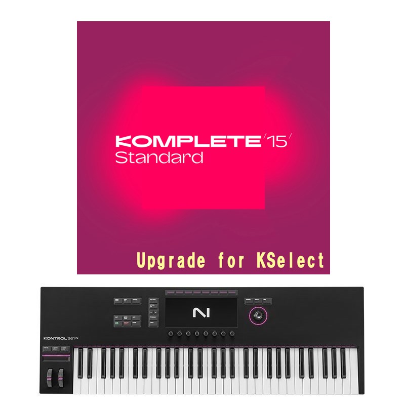 Native Instruments KONTROL S61 MK3 + Komplete 15 Standard Upgrade for S-Series MK3 (ネイティブインストルメンツ)(コンプリート)(コントロール)