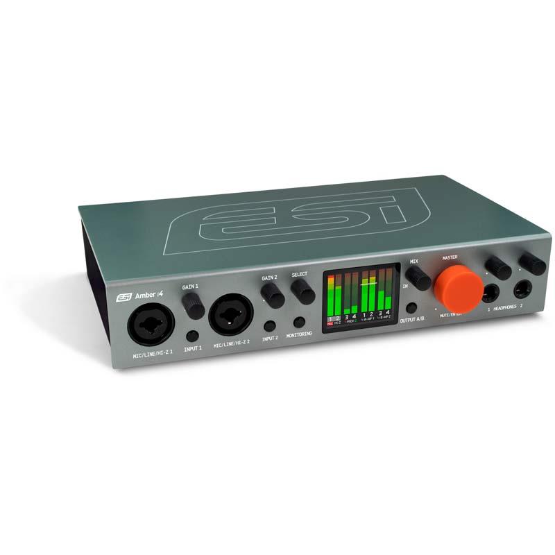ESI 【春の新生活＆音楽制作応援キャンペーン 2026】Amber i4(高音質AKMチップセット搭載・USB-Cオーディオインターフェイス)(イーエスアイ)(アンバー)(DTM)