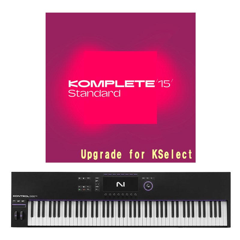 Native Instruments KONTROL S88 MK3 + Komplete 15 Standard Upgrade for S-Series MK3 (ネイティブインストルメンツ)(コンプリート)(コントロール)