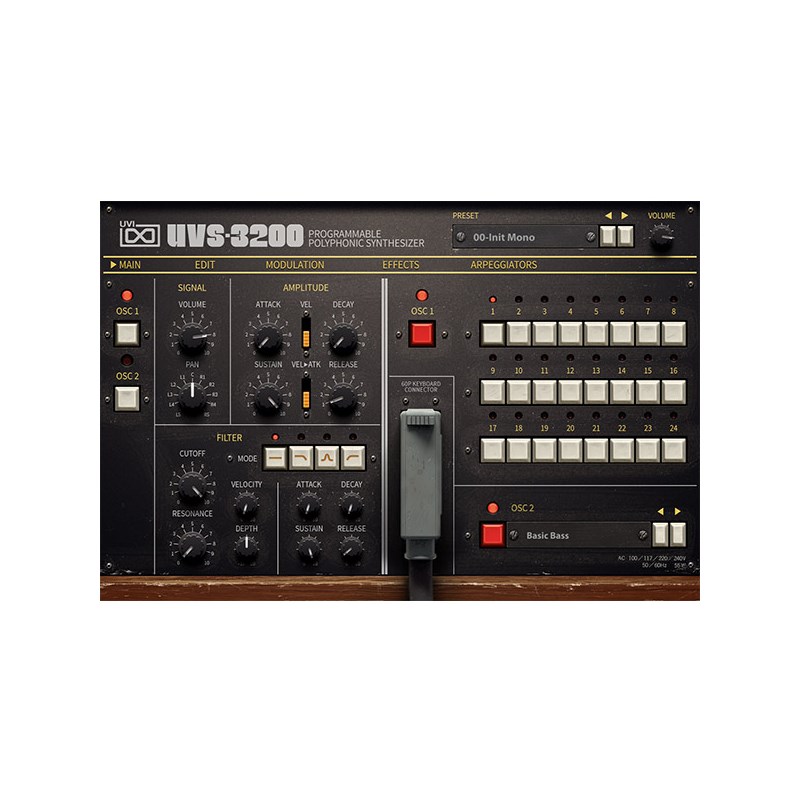 UVI UVS-3200 (代引不可)(オンライン納品)|イケベ楽器 イケシブ
