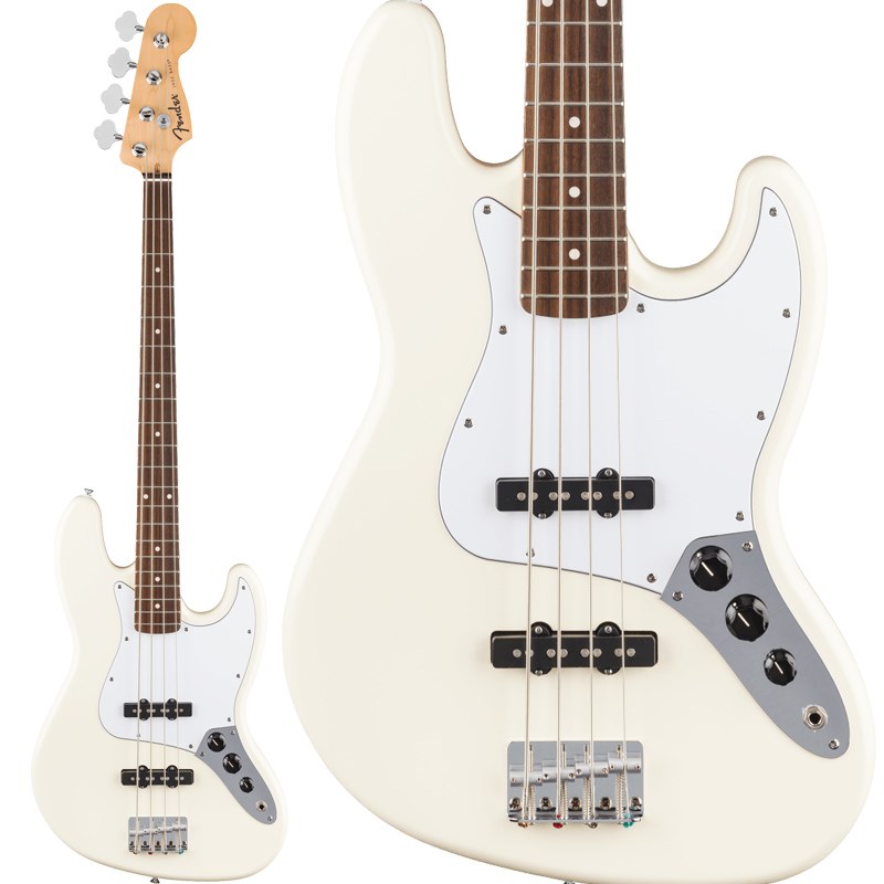 Fender Standard Series Standard Jazz Bass (Olympic White/Laurel)｜イケベ楽器 イケシブ