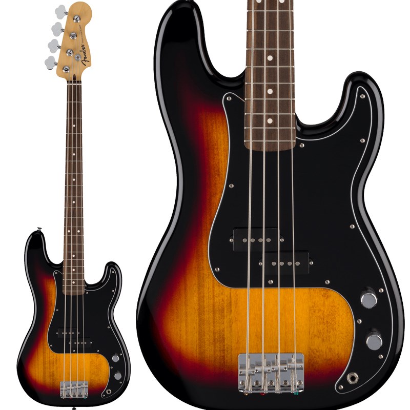 翌日配達 Fender Standard Series Standard Precision Bass (3-Color Sunburst/Laurel)【値上げ前旧価格品】 【春得セール】
