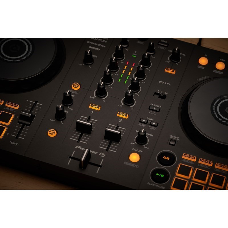 あす楽 Pioneer DJ DDJ-FLX4 PCスタンド付属 DJ初心者セット 楽器