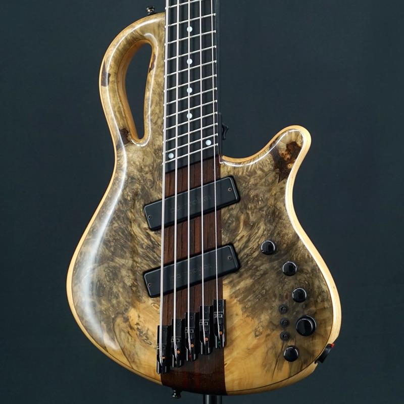 MAYONES USED 中古 Caledonius 5st V-Fret Multiscale Buckeye Burl Top with Blue LED