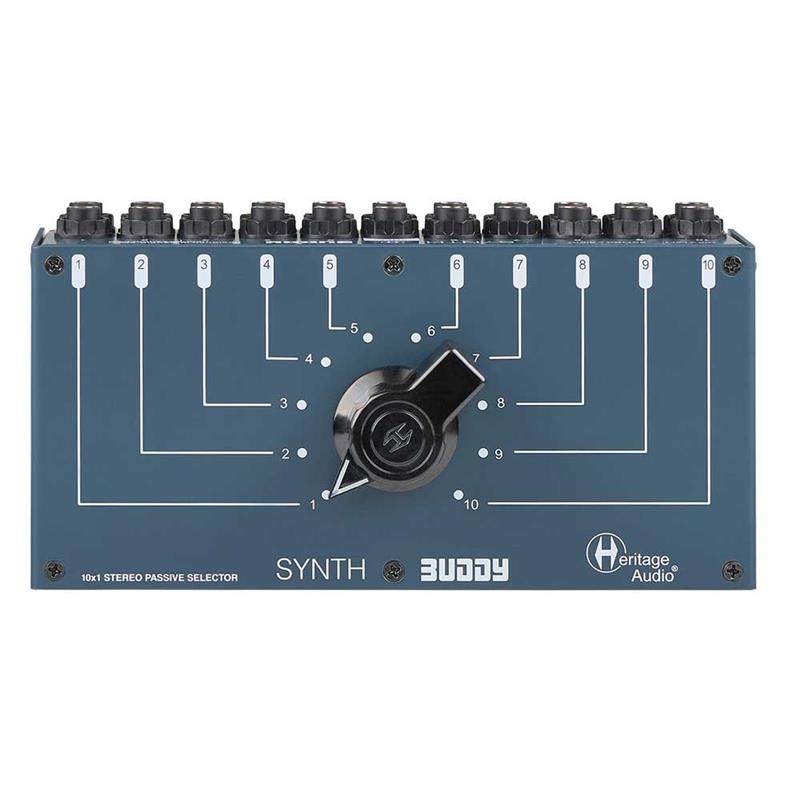 Heritage Audio Synth Buddy(10×1ステレオ・パッシブセレクター)(シンセバディー)(ヘリテージ・オーディオ)【予約商品・5月16日発売予定】