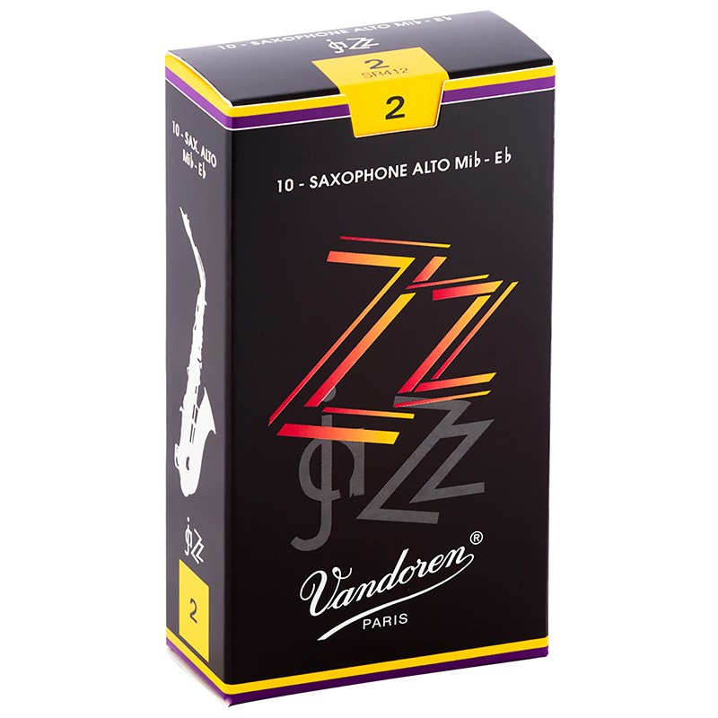 翌日配達 VANDOREN 《硬さ：2》アルトサックス用リード バンドレン ZZ(ジージー) 【宅配便発送】【正規輸入品】