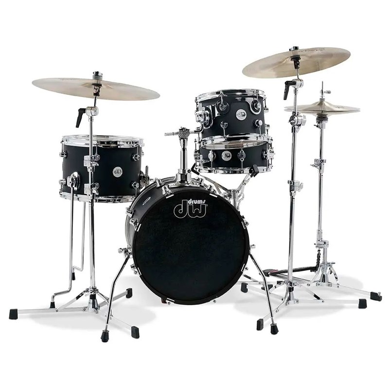 dw DDLM1604BL [Design Series Mini Pro 4-Piece Kit / 16'' BD / Black Satin]【シンバル、ハードウェア別売】｜イケベ楽器 イケシブ