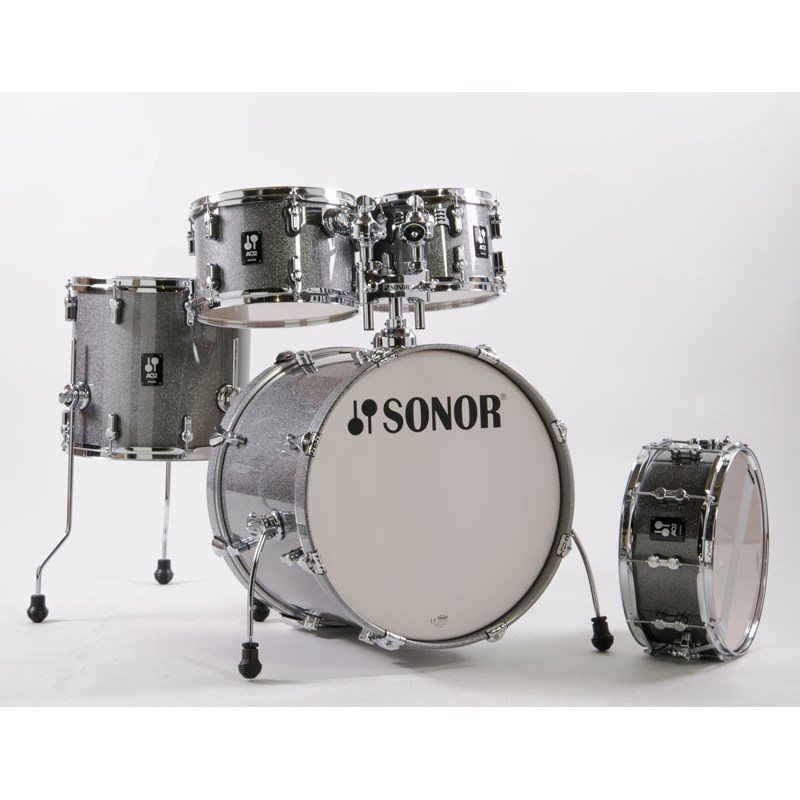 SONOR SN-AQ2ST #TQZ [AQ2 STUDIO Shell Set / Titanium Quartz] 【シンバル、ハードウェア別売】｜イケベ楽器 イケシブ