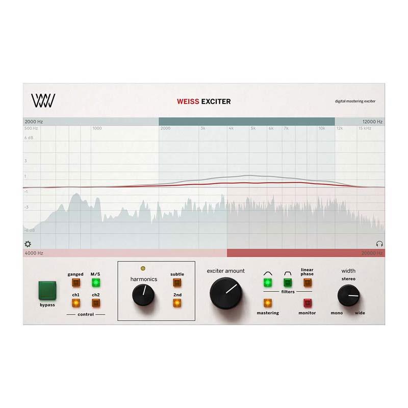 Softube 【ソフチューブWeiss Mastering Tools セール！】Weiss Exciter(ソフチューブ)(プラグインソフト)(オンライン納品)｜イケベ楽器 イケシブ