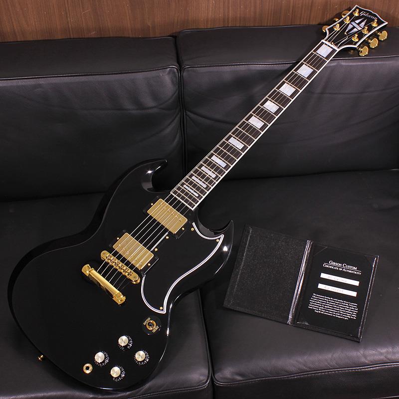 Gibson SG Custom 2-Pickup w/ Ebony Fingerboard Gloss Ebony SN. CS501587