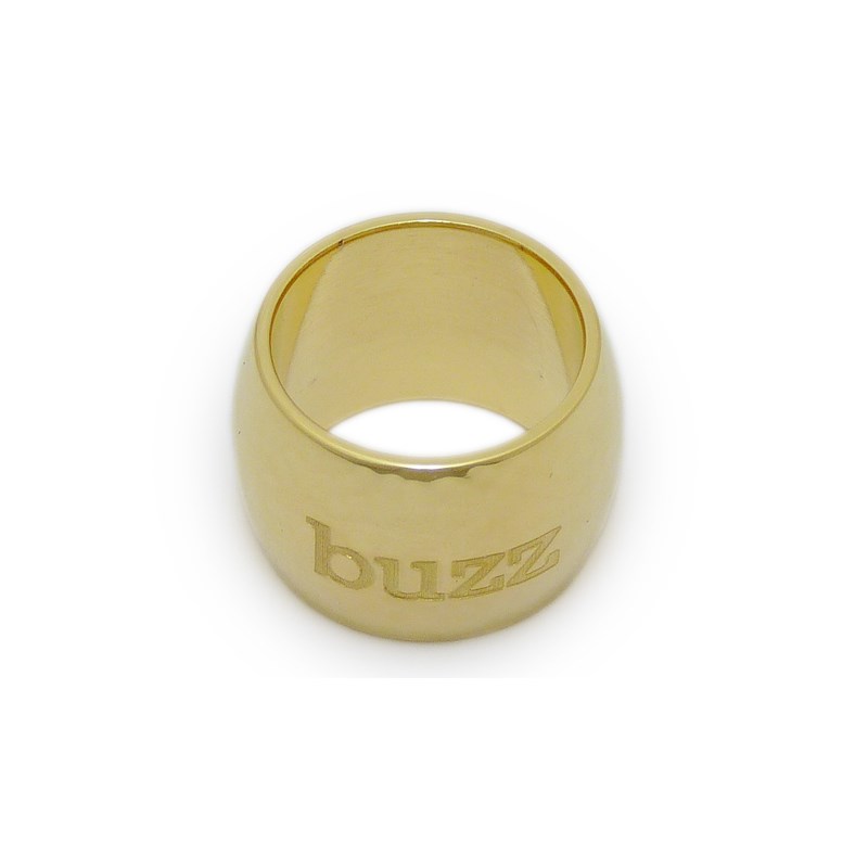 BUZZトランペットマウスピース用ブースターリング GPハンマー仕上げ BUZZ トランペットマウスピース用ブースターリング GP ゴールド