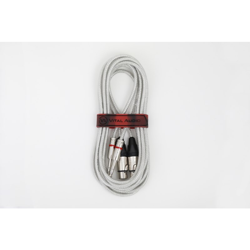 VitalAudio VAB-N Pair 2.0m 3FX/3P(VBN P-2F3P)(XLRメス-TRSフォーン)(バイタルオーディオ)(2本セット)