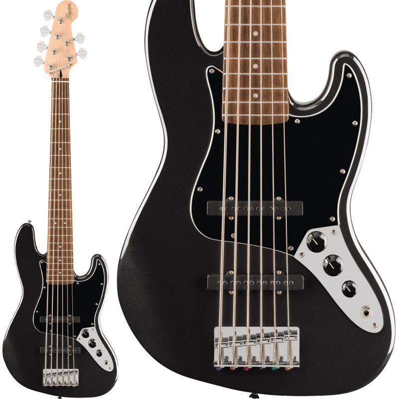 Squier Deluxe Jazz Bass Active ジャズベース Fender Squier Deluxe Jazz Bass Active V BLK 5弦ベース