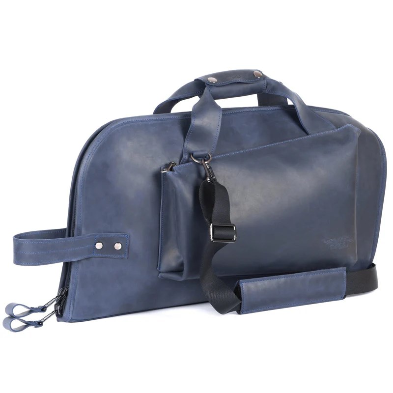 MG Leather Work シングル フリューゲルホルン用ソフトケース CrazyHorse DarkBlue (ダークブルー)【春得セール】
