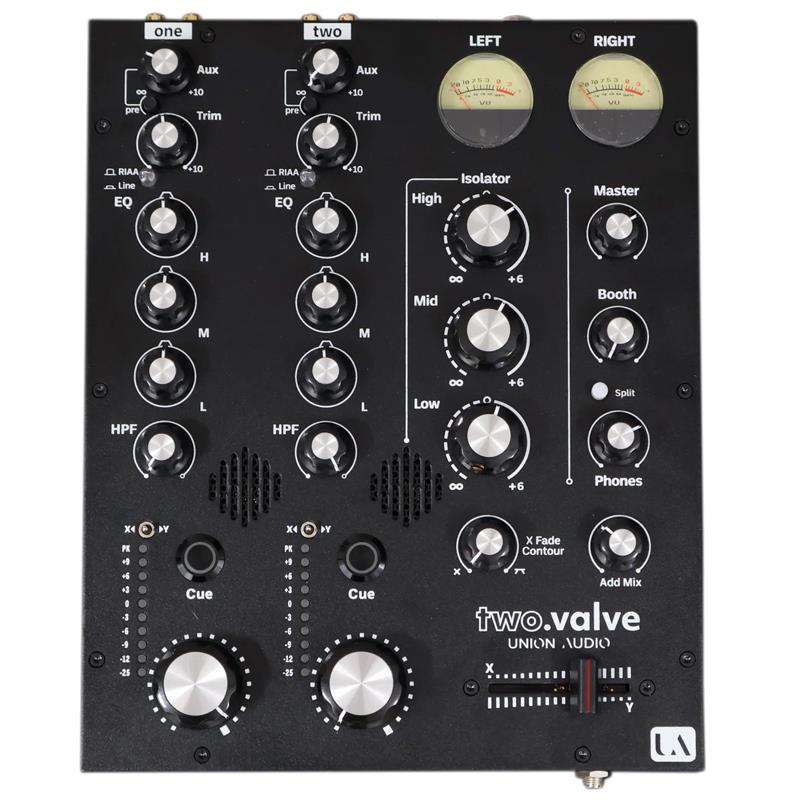 Union Audio two.valve rotary Mixer (受注商品/納期目安2ケ月から3ケ月)【真空管搭載プロフェッショナル・2chアナログDJミキサー】(ユニオンオーディオ)｜イケベ楽器 イケシブ