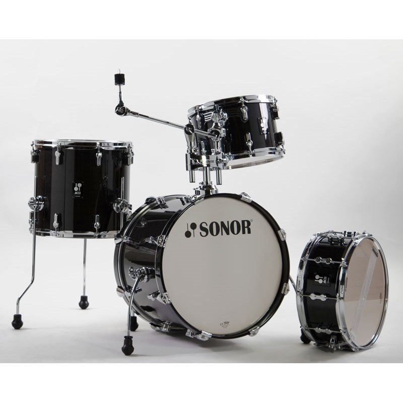 SONOR SN-AQ2BOP #TSB [AQ2 BOP Shell Set - Transparent Stain Black] 【シンバル、ハードウェア別売】※受注発注品｜イケベ楽器 イケシブ