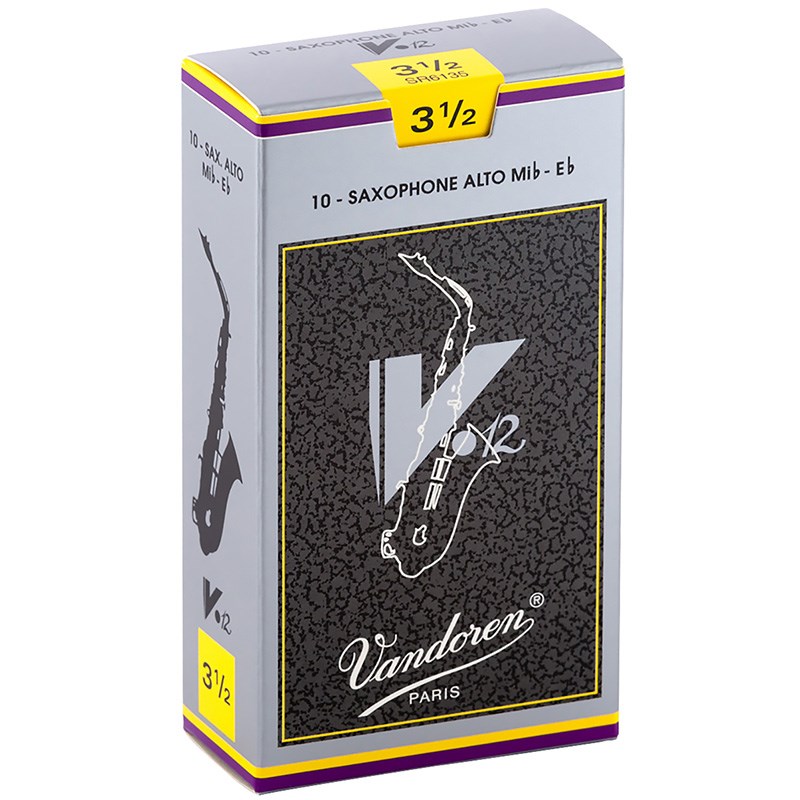 Vandoren（バンド-レン）アルトサックス用リード 強度: 3 1/2 2箱 VANDOREN 【2個セット】《硬さ：3-1/2》アルトサックス用リード