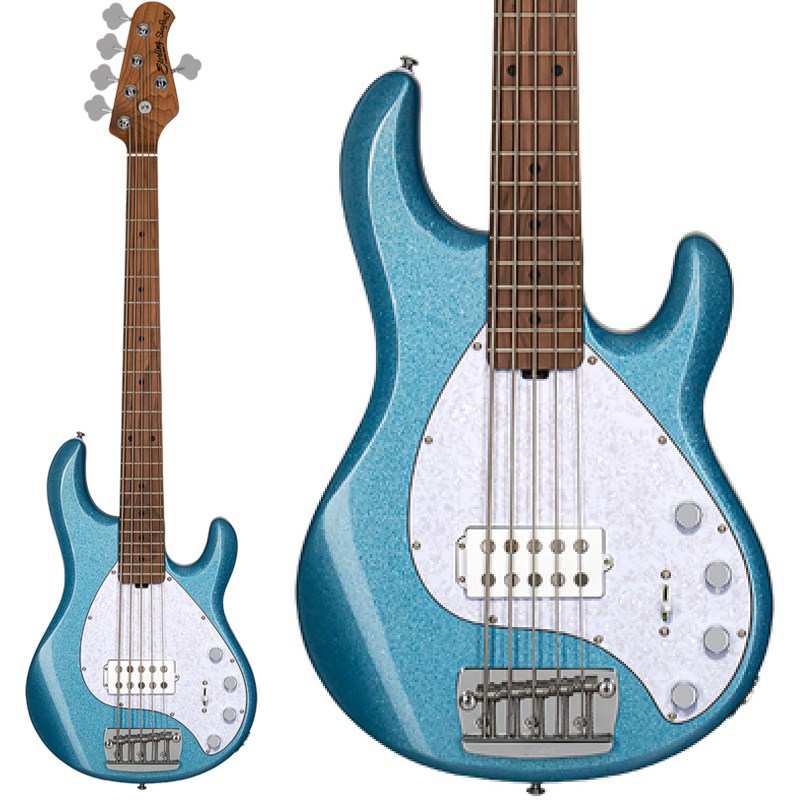 楽天市場】Sterling by MUSICMAN Ray34 (Blue Sparkle/Maple) : イケベ