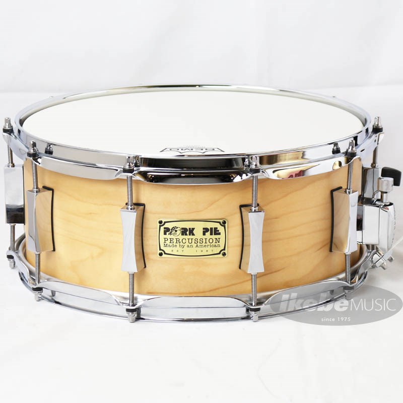 5周年記念イベントが PORK PIE 8ply Maple Snare Drum 14×6 - Natural Satin fucoa.cl