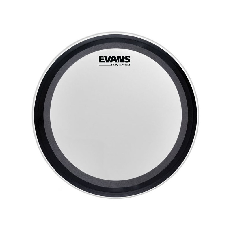 EVANS BD24EMADUV [UV EMAD Coated 24 / Bass Drum]【1ply 10mil + EMAD】【お取り寄せ品】｜イケベ楽器 イケシブ